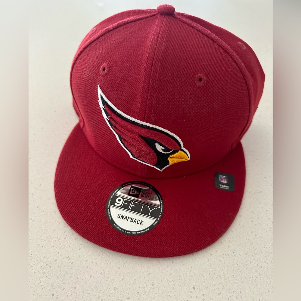 9FIFTY NFL ARIZONA CARDINALS BASEBALL CAP HAT NWT FANTASTICS BASIC SNAP